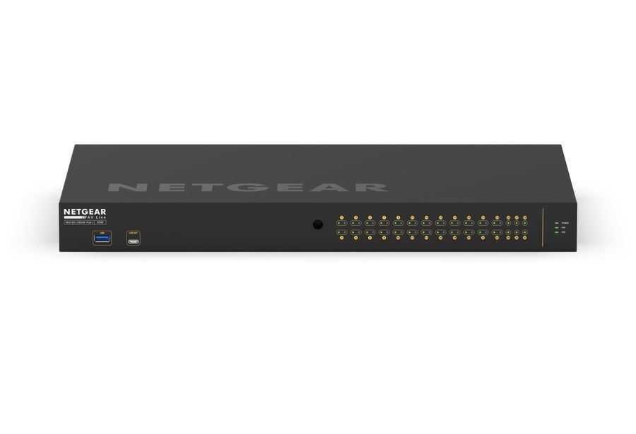 Комутатор NETGEAR M4250-26G4F-PoE+ (GSM4230P), 26xGE (24xPoE), 4xSFP, 300Вт, AV Line, Керований L2 GSM4230P-100EUS фото