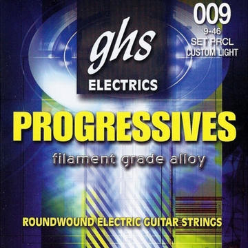 Струни для електрогітари GHS PRCL серії Progressives фото 1