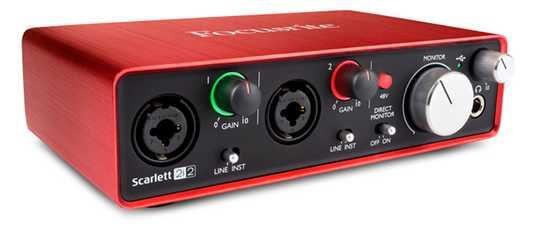 FOCUSRITE Scarlett 2i2 3rd Gen Аудиоинтерфейс — купить от