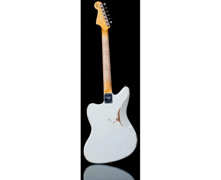 FENDER CUSTOM SHOP 1965 JAZZMASTER RELIC AGED OLYMPIC WHITE NAMM LIMITED Електрогітара фото 3