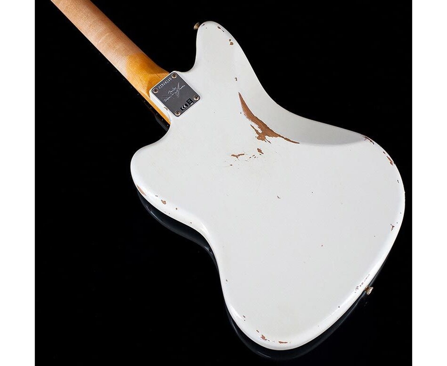 FENDER CUSTOM SHOP 1965 JAZZMASTER RELIC AGED OLYMPIC WHITE NAMM LIMITED Електрогітара фото 10