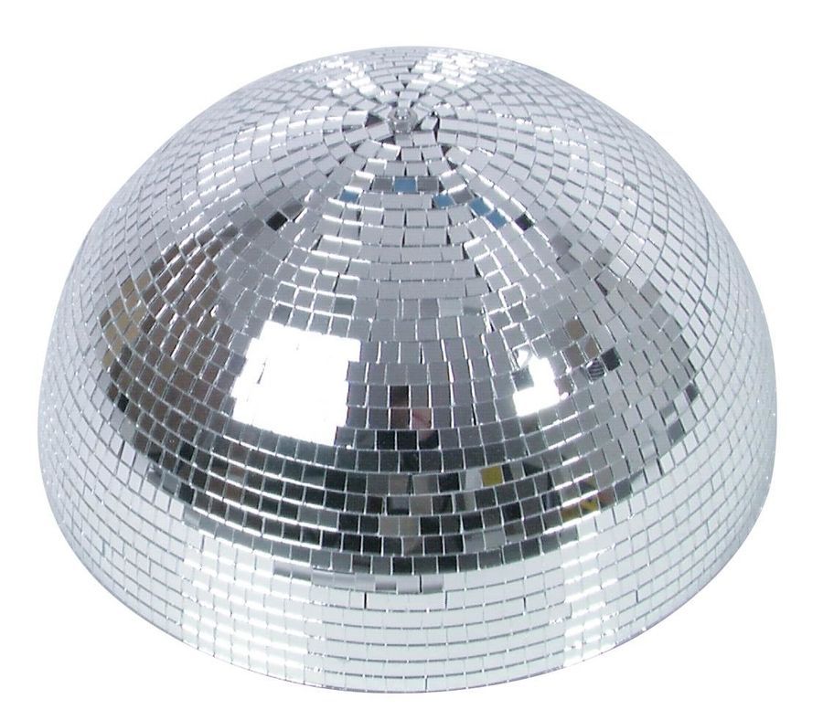 EUROLITE Half Mirror Ball 30cm black motorized EL-0641 фото