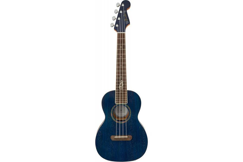 FENDER DHANI HARRISON UKULELE WN SAPPHIRE BLUE Укулеле FE-0325 фото