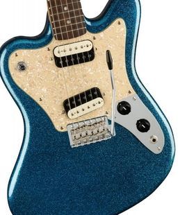 SQUIER by FENDER PARANORMAL SUPER SONIC LRL BLUE SPARKLE Электрогитара SQ-0190 фото