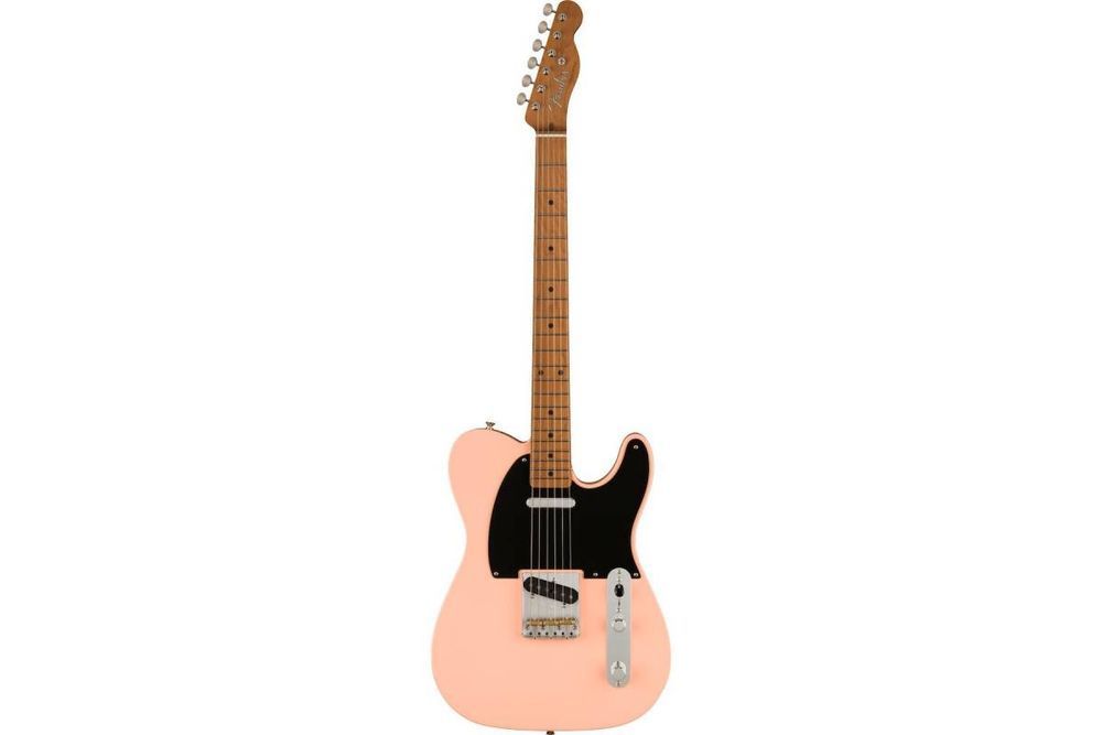 FENDER VINTERA '50s TELECASTER LTD ROASTED MAPLE SHELL PINK Электрогитара FE-0634 фото