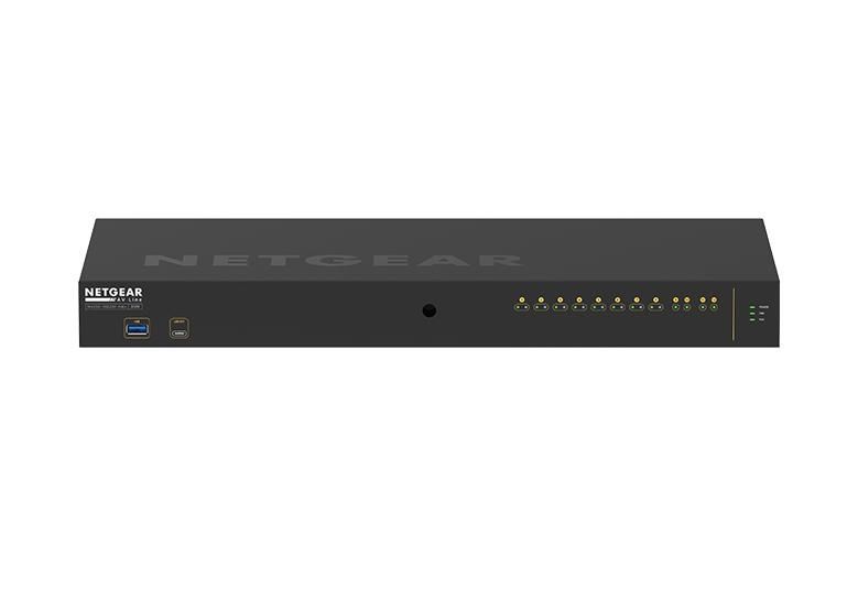 Комутатор NETGEAR M4250-10G2XF-PoE+ (GSM4212PX) 8x1GE PoE+(240Вт), 2x1GE, 2xSFP, AV Line керований L2 GSM4212PX-100EUS фото