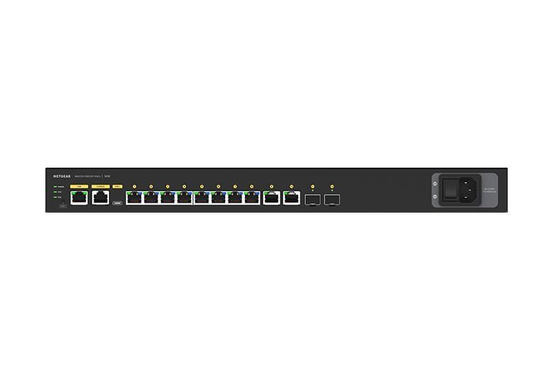 Комутатор NETGEAR M4250-10G2XF-PoE+ (GSM4212PX) 8x1GE PoE+(240Вт), 2x1GE, 2xSFP, AV Line керований L2 GSM4212PX-100EUS фото