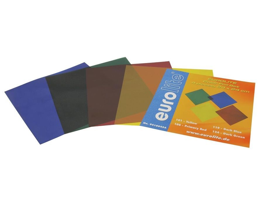 EUROLITE Color-Foil Set 19x19cm, four colors EL-0434 фото