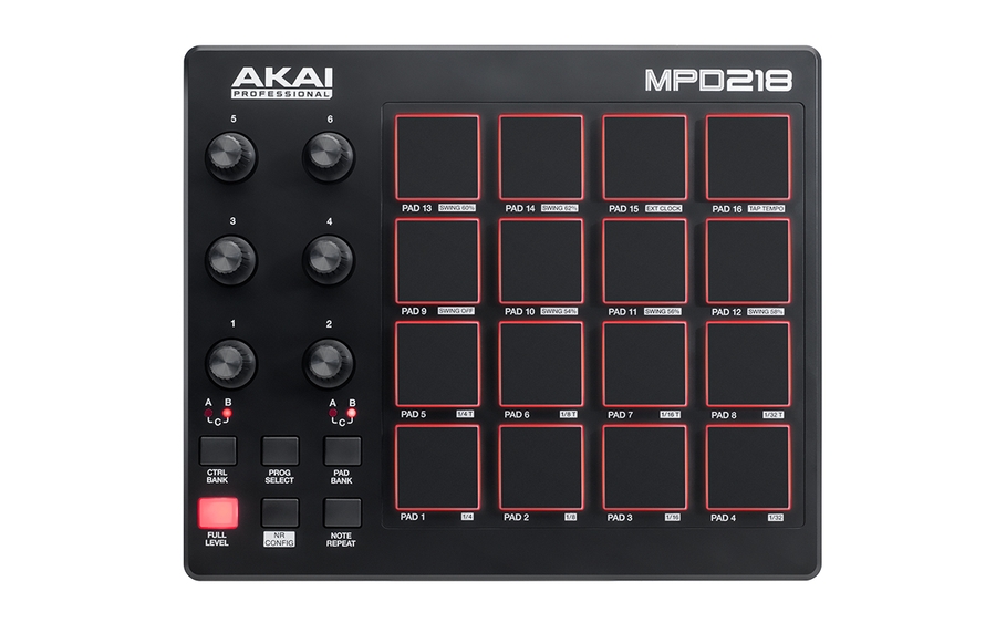 MIDI контроллер AKAI MPD218 фото 1