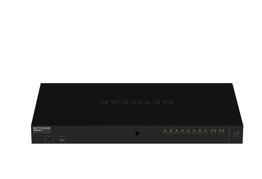 Комутатор NETGEAR M4250-10G2XF-PoE++ (GSM4212UX) 8x1GE Ultra90 PoE++ (720Вт), 2x1GE, 2xSFP, AV Line керований L2 GSM4212UX-100EUS фото