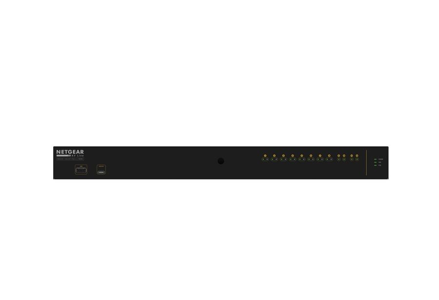 Комутатор NETGEAR M4250-10G2XF-PoE++ (GSM4212UX) 8x1GE Ultra90 PoE++ (720Вт), 2x1GE, 2xSFP, AV Line керований L2 GSM4212UX-100EUS фото