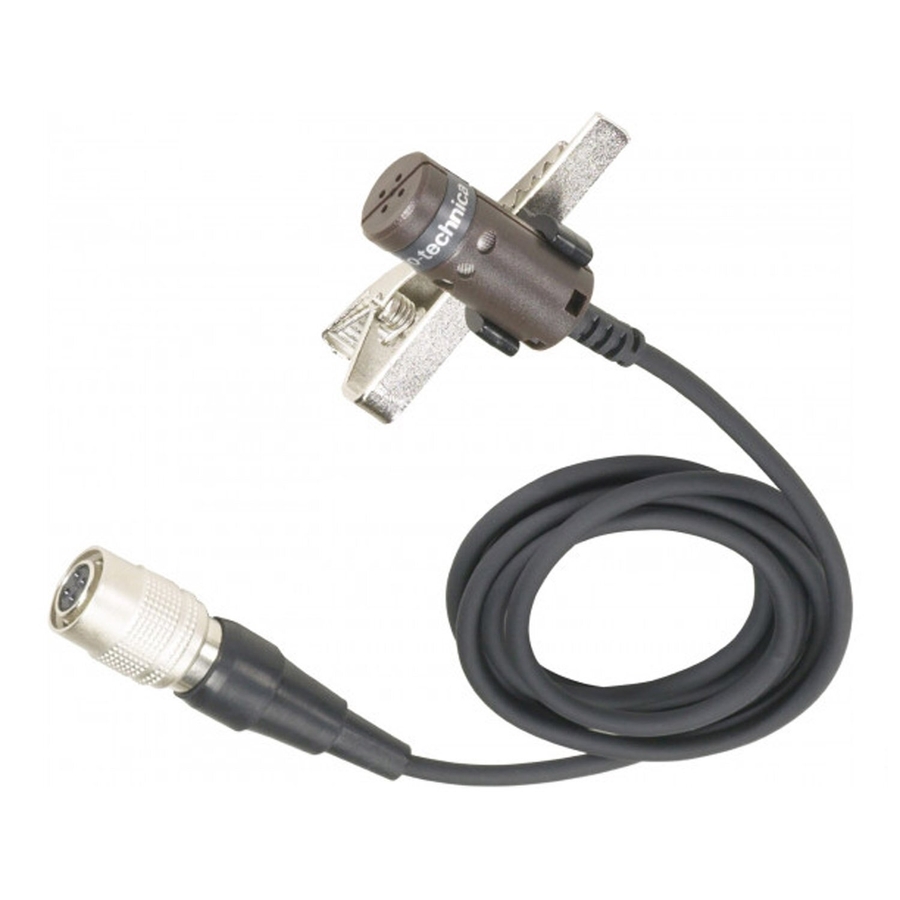 Петличный микрофон Audio-Technica AT829cW, конденсаторный, кардиоидный фото 2