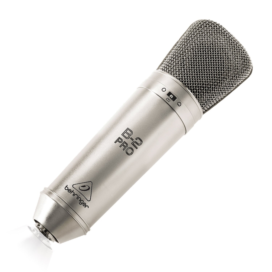 Студійний конденсаторний мікрофон Behringer B2 PRO фото 2