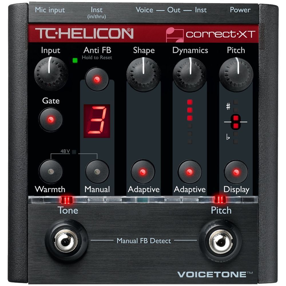 Вокальный процессор TC HELICON VoiceTone Correct XT TE-0112 фото