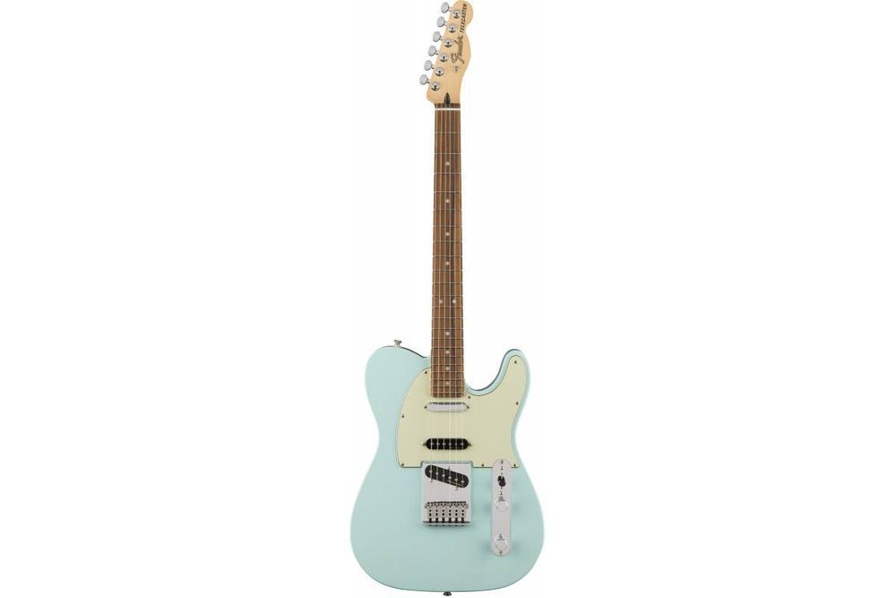 FENDER DELUXE NASHVILLE TELECASTER PAU FERRO DAPHNE BLUE Электрогитара FE-0322 фото