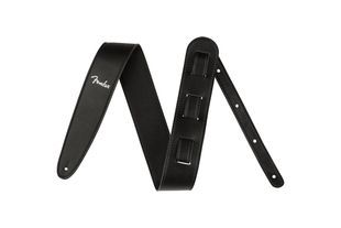 FENDER STRAP 2.5" VEGAN LEATHER BLACK Ремень гитарный FE-0573 фото