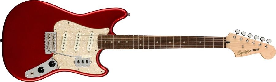 SQUIER by FENDER PARANORMAL CYCLONE LRL CANDY APPLE RED Электрогитара SQ-0182 фото
