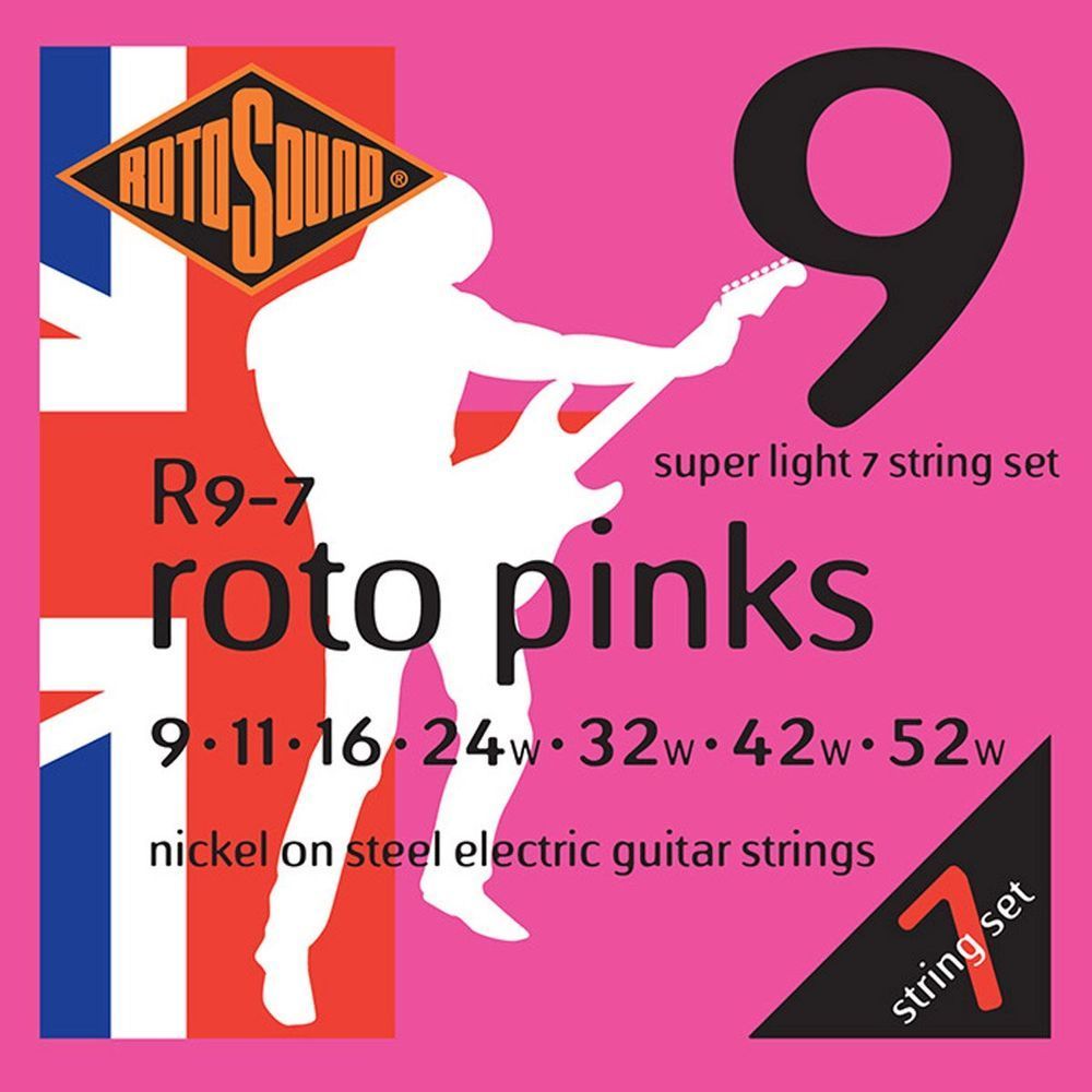 Струни для електрогітари Rotosound R9-7 RS-0304 фото