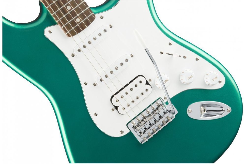 SQUIER by FENDER AFFINITY STRAT HSS LRL RACE GREEN Электрогитара SQ-0023 фото