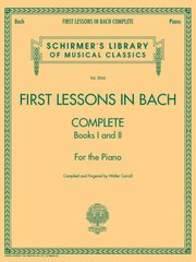 Ноты для классики HALLEONARD 50486403 FIRST LESSONS IN BACH, COMPLETE  фото 1
