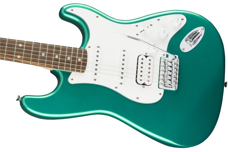 SQUIER by FENDER AFFINITY STRAT HSS LRL RACE GREEN Электрогитара SQ-0023 фото