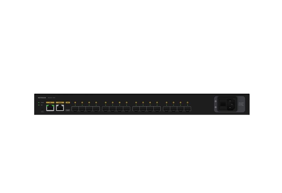 Комутатор NETGEAR M4250-16XF (XSM4216F), 16xSFP+, AV Line керований L2 XSM4216F-100EUS фото