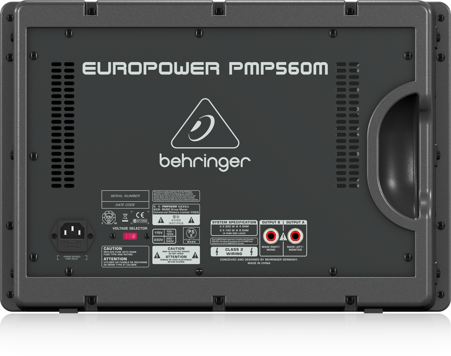 Активний мікшерний пульт Behringer Europower PMP560M фото 4