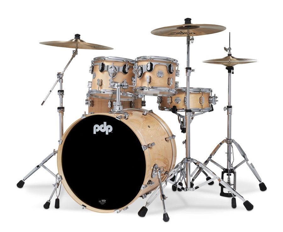 PDP PDCM2215RB Concept Maple Shell Pack, 5pc, 22" Natural Lacquer PD-0057 фото