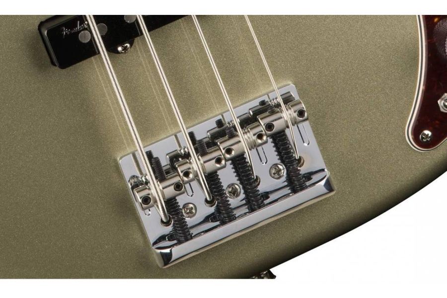 FENDER AMERICAN DELUXE 4-STRING BASS BRIDGE ASSEMBLY CHROME Бридж FE-0187 фото