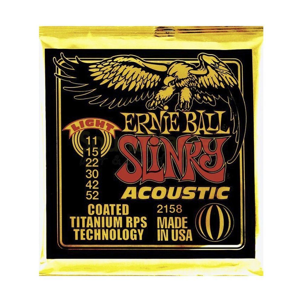 Струни для акустичної гітари 11-52 Ernie Ball P02158 EB-0097 фото