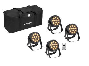 EUROLITE Set 4x LED PARty Spot Silent RGB/WW with Softbag EL-1451 фото