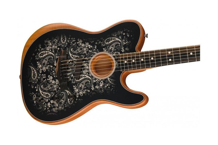 FENDER AMERICAN ACOUSTASONIC TELECASTER BLACK PAISLEY LTD Электрогитара FE-0186 фото