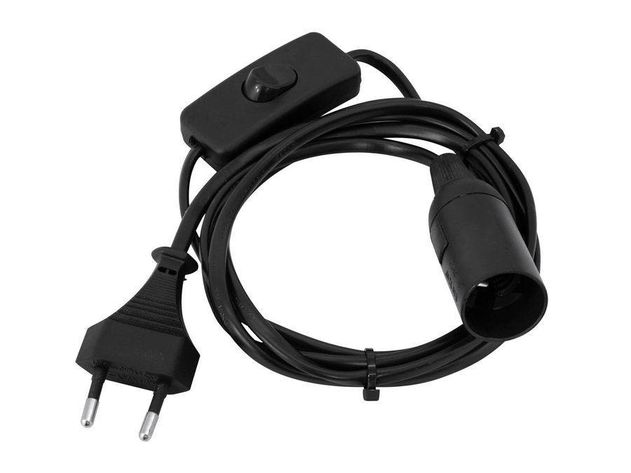 EUROLITE E-14 Socket Power Cable, Plug, Switch EL-0557 фото