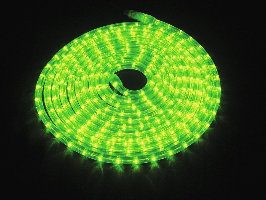 EUROLITE RUBBERLIGHT LED RL1-230V green 9m EL-1410 фото