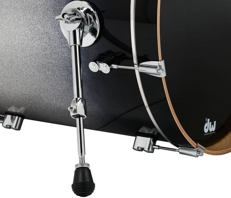 PDP PDCM2215RB Concept Maple Shell Pack, 5pc, 22" Silver to Black Fade Lacquer PD-0017 фото
