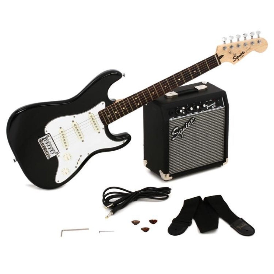 Гитарный набор Fender Squier Strat Pack SSS Black фото 3