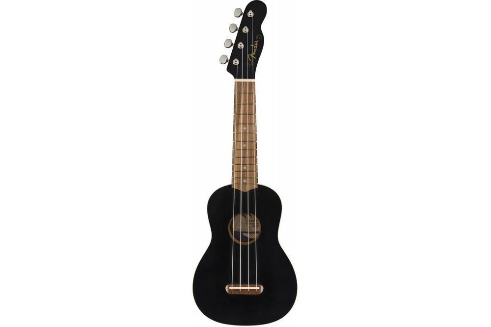 FENDER UKULELE VENICE SOPRANO BLACK WN Укулеле FE-0123 фото