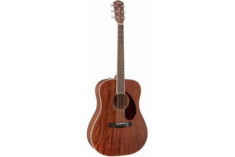 FENDER PM-1 DREADNOUGHT ALL MAHOGANY WITH CASE NATURAL Гитара акустическая FE-0540 фото