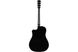 FENDER CD-60SCE BLACK WN Гітара електроакустична, Чорний