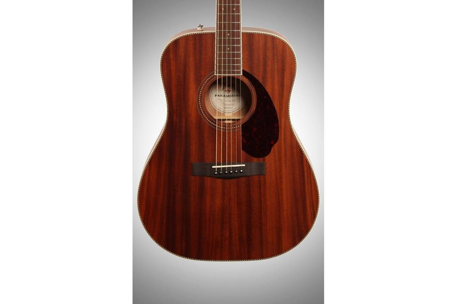 FENDER PM-1 DREADNOUGHT ALL MAHOGANY WITH CASE NATURAL Гітара акустична фото 4