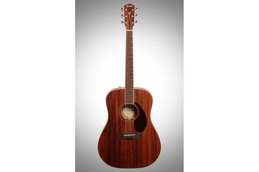 FENDER PM-1 DREADNOUGHT ALL MAHOGANY WITH CASE NATURAL Гітара акустична фото 3