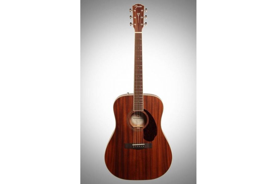 FENDER PM-1 DREADNOUGHT ALL MAHOGANY WITH CASE NATURAL Гитара акустическая FE-0540 фото