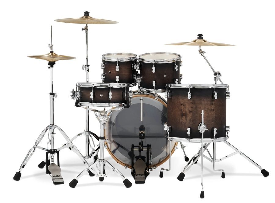 PDP PDCM2215RB Concept Maple Shell Pack, 5pc, 22" Charcoal Burst Lacquer PD-0059 фото