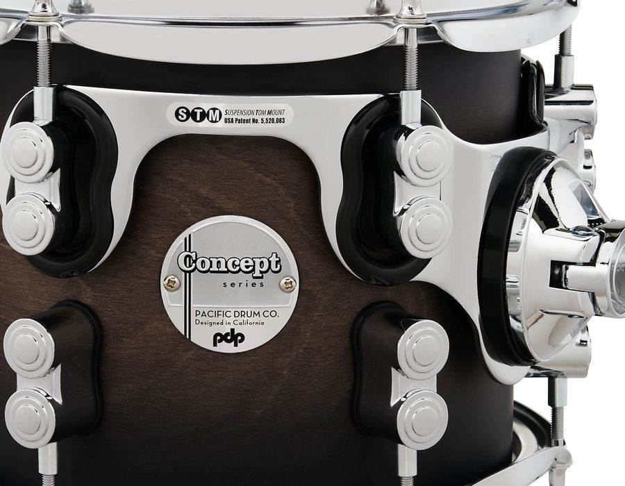 PDP PDCM2215RB Concept Maple Shell Pack, 5pc, 22" Charcoal Burst Lacquer PD-0059 фото