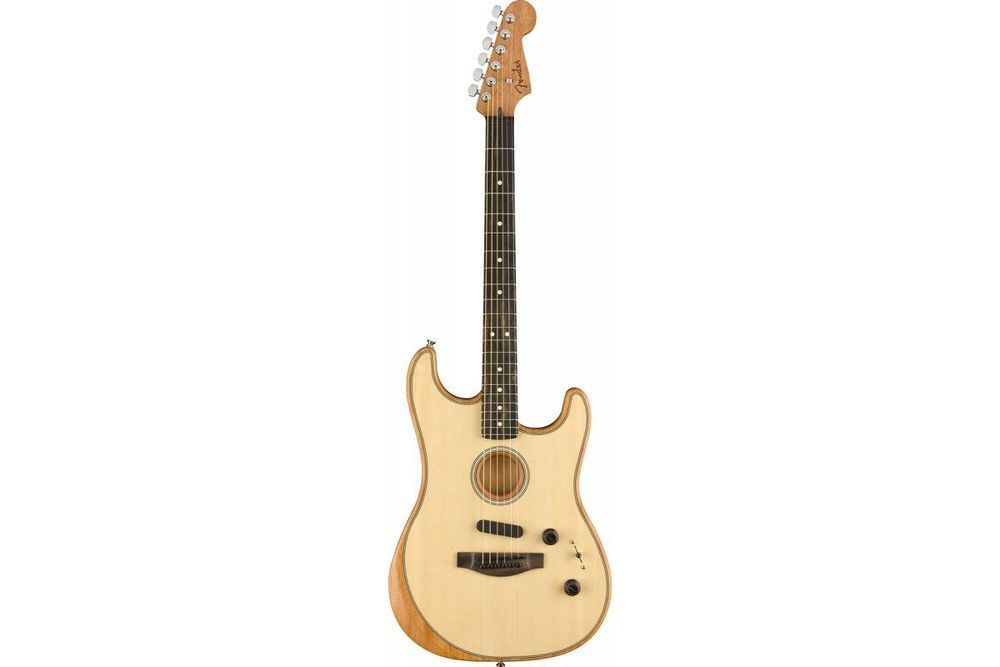 FENDER AMERICAN ACOUSTASONIC STRATOCASTER NATURAL Електрогітара FE-0183 фото
