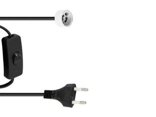 EUROLITE GU-10 Socket Power Cable, Plug, Switch EL-0637 фото