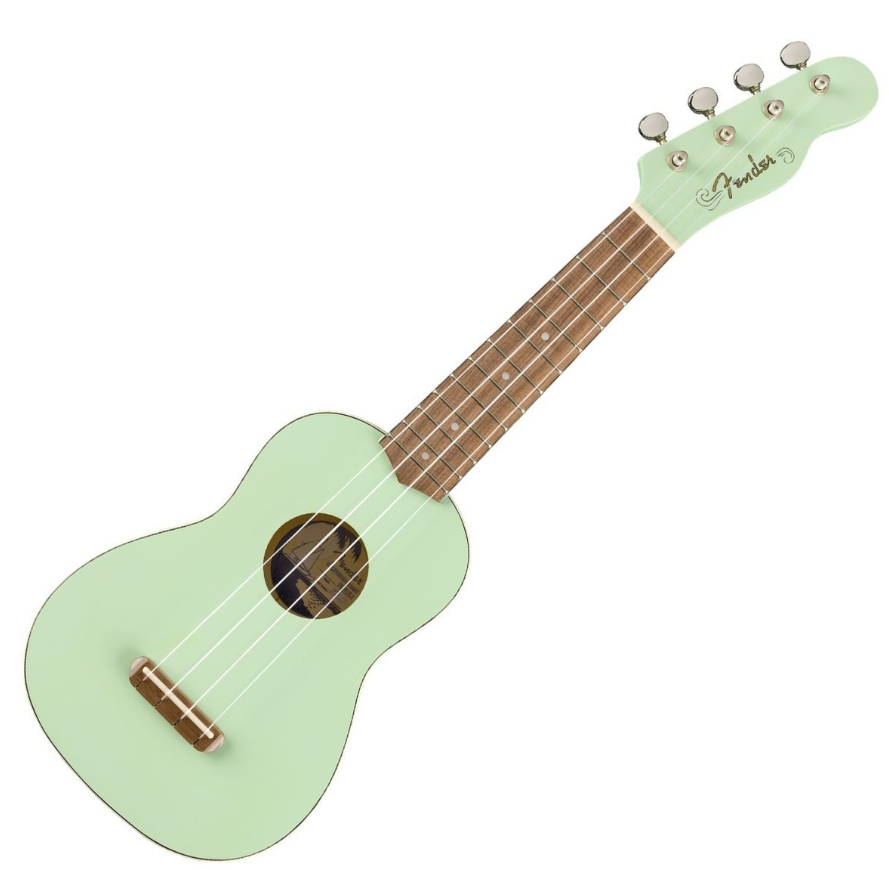 FENDER UKULELE VENICE SOPRANO SURF GREEN WN Укулеле FE-0622 фото