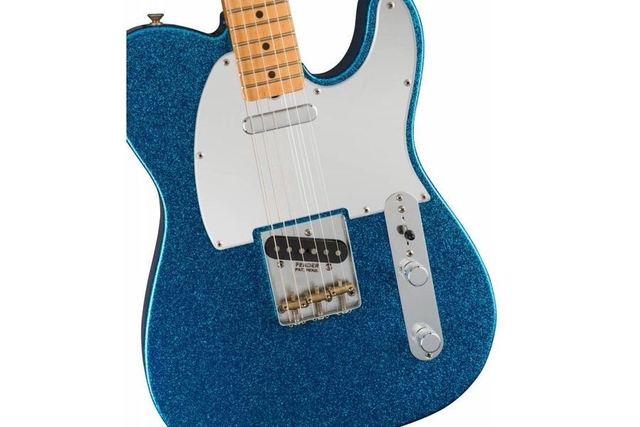 FENDER J MASCIS TELECASTER MN BOTTLE ROCKET BLUE FLAKE Электрогитара FE-0389 фото