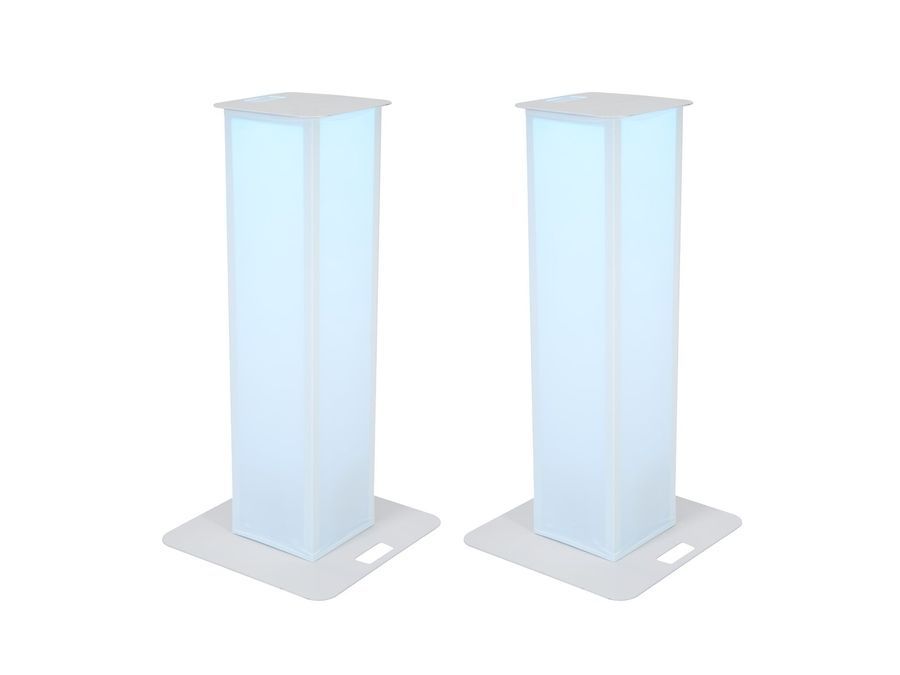 EUROLITE 2x Stage Stand 150cm incl. Cover and Bag, white EL-0258 фото