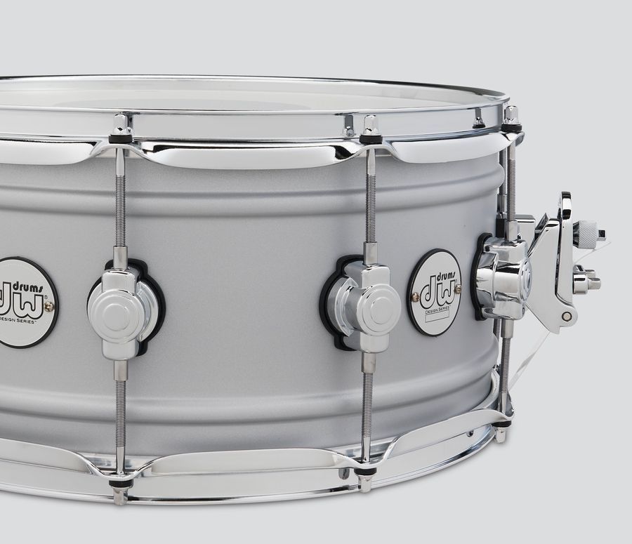 DW DDSD6514MACRDesign Snare, Matte Aluminum, 6.5x14 DW-X363 фото